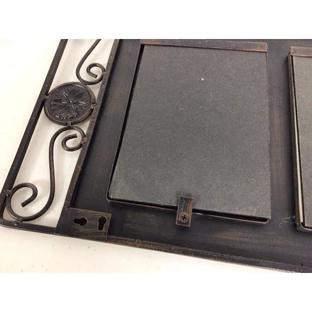Pier 1 Imports Picture Frame 6 x 4 size Brown Metallic